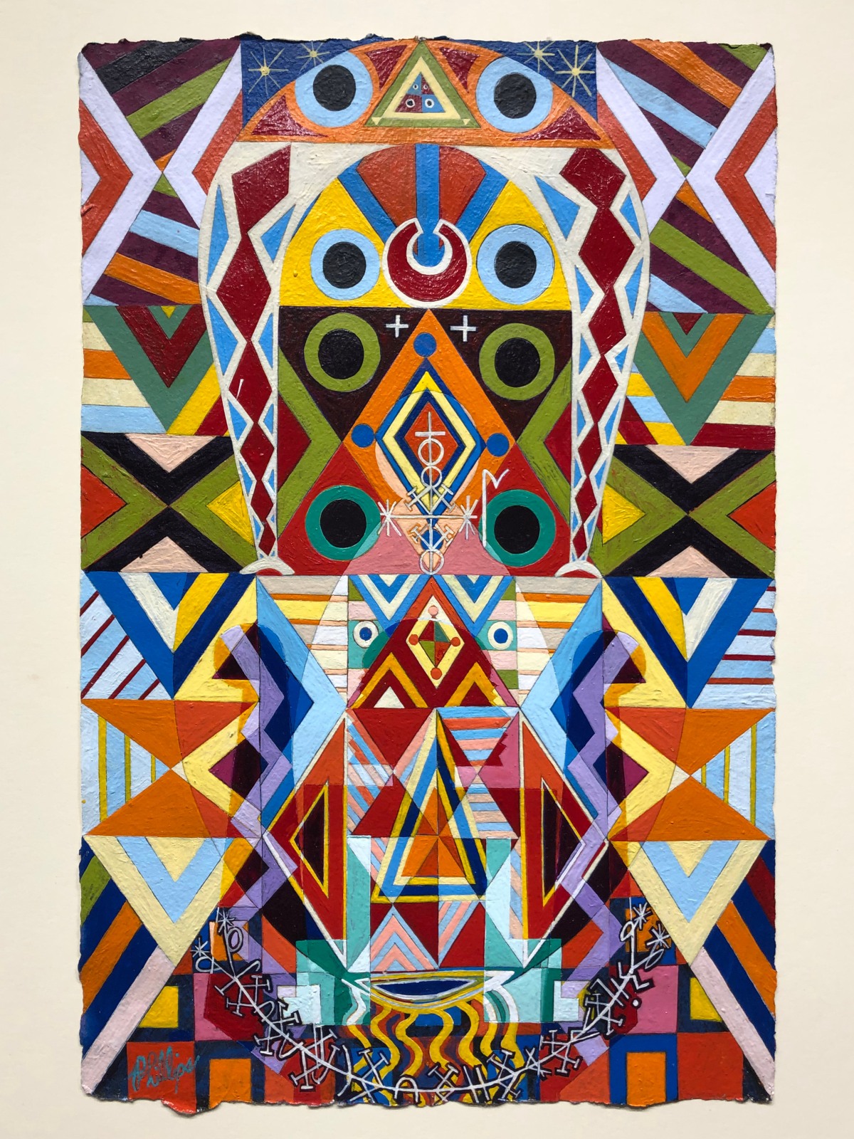 James Phillips - Juju for Charlie, 1988 | Frieze Masters 2020 : Adger Cowans & Friends | Bruce Silverstein Gallery