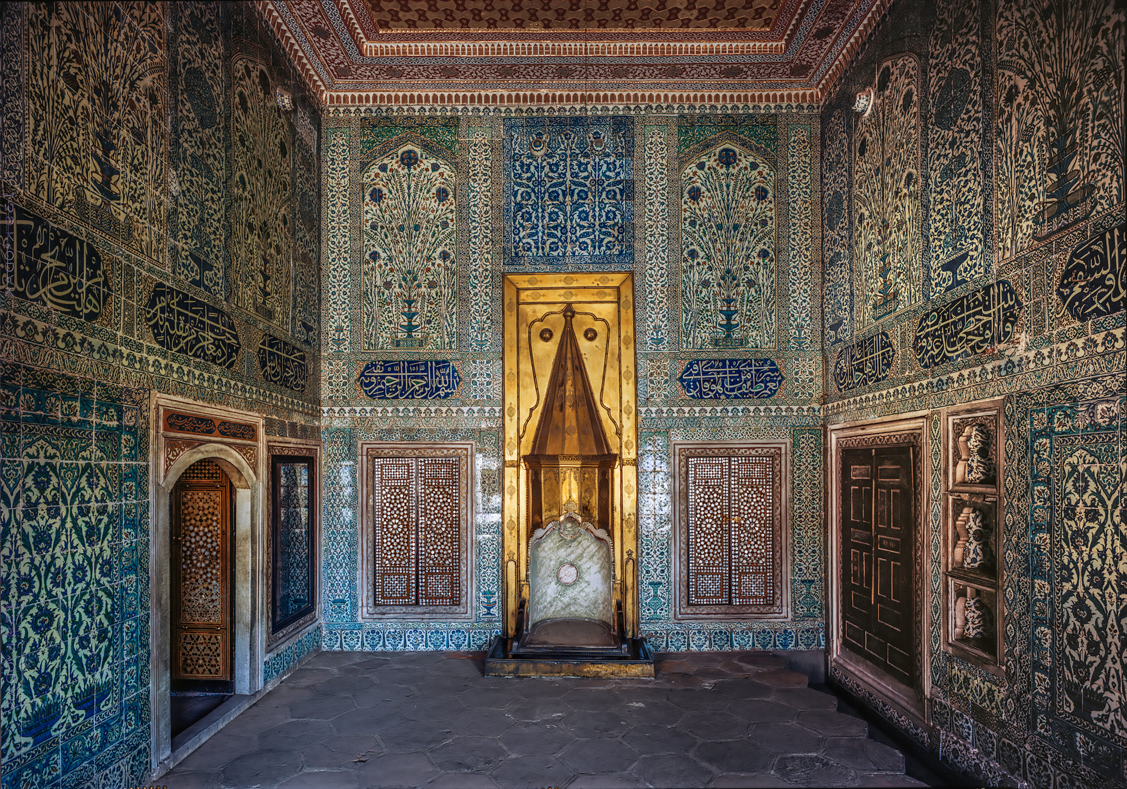 Ahmet Ertug - Room of the Crown Princes, Topkapi Palace Harem, 1978 | Art Basel 2020 | Bruce Silverstein Gallery
