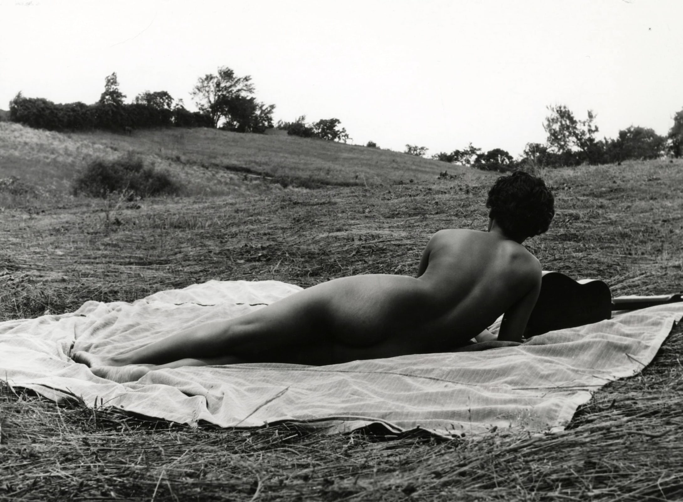 Adger Cowans - Goddess and Guitar, 1955 | Frieze Masters 2020 : Adger Cowans & Friends | Bruce Silverstein Gallery