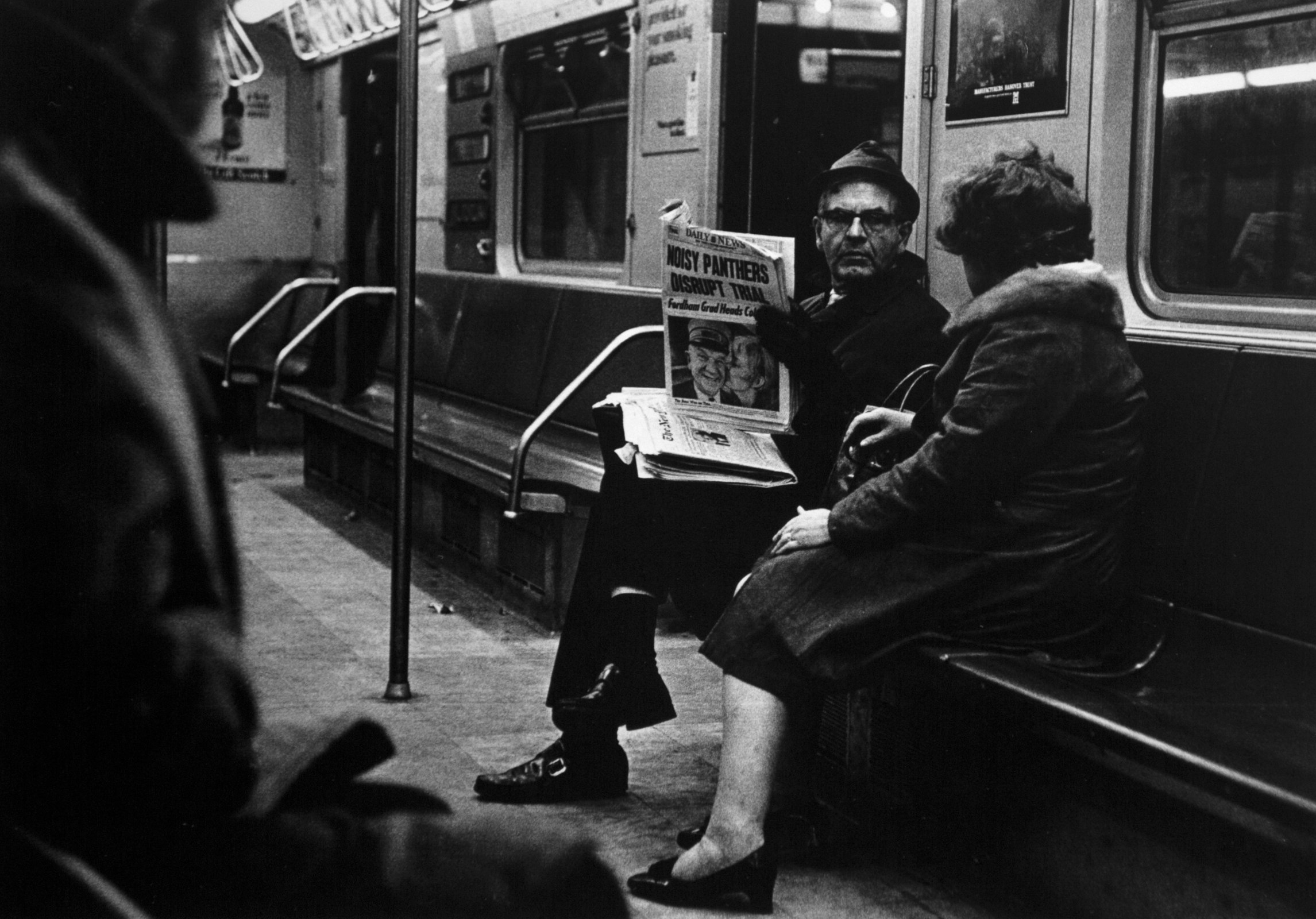 Louis Draper ; Untitled (Noisy Panthers Disrupt Trial), c. 1970 ; Bruce Silverstein Gallery