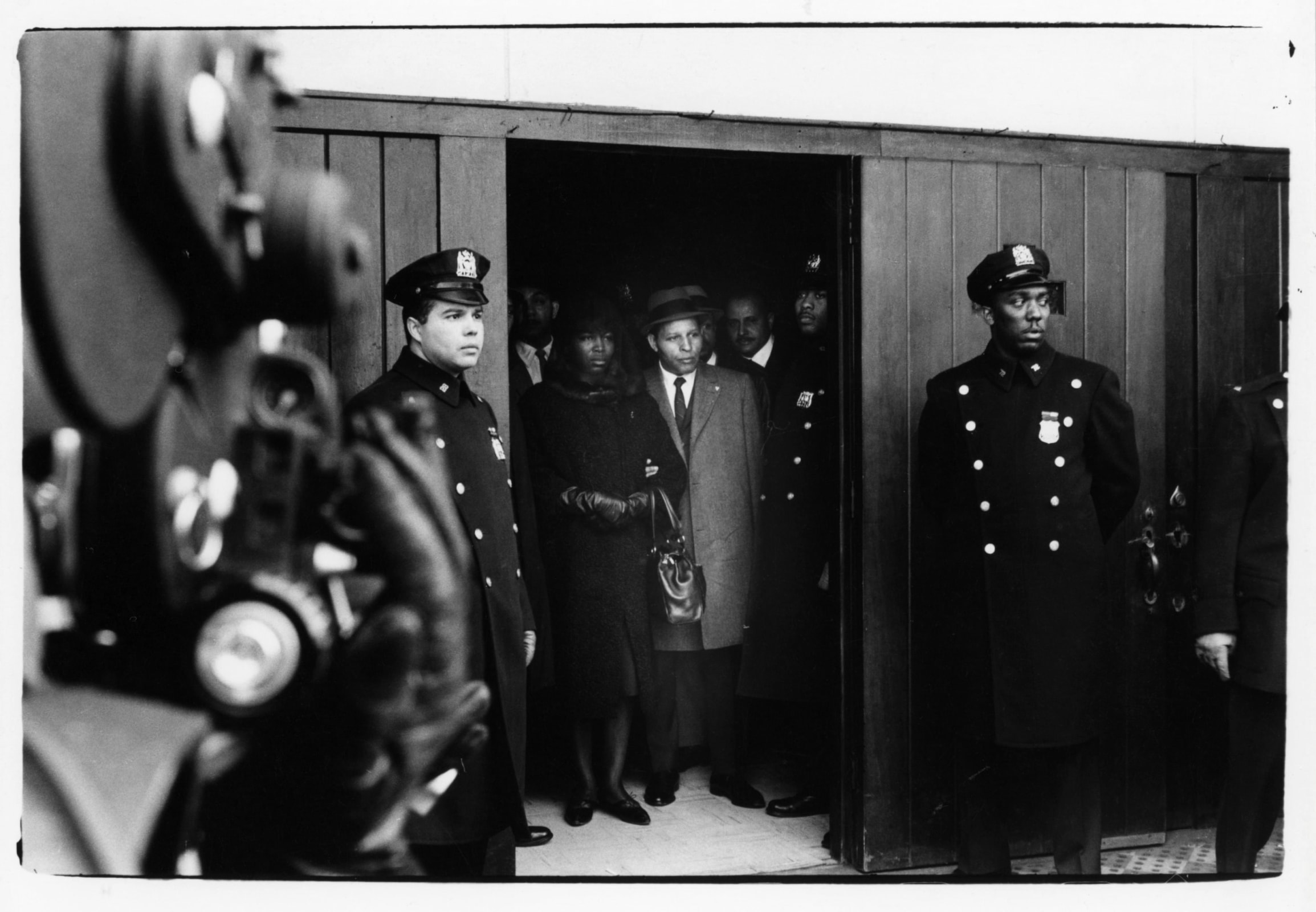 Adger Cowans ; Betty Shabazz at Malcom X's Funeral, 1965 ; Bruce Silverstein Gallery