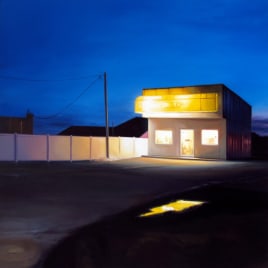 Sarah Williams South Kates Street, 2020 oil on board 24" x 36" SW 76 Moody Gallery
