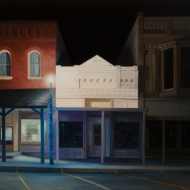 Sarah Williams South Kates Street, 2020 oil on board 24" x 36" SW 76 Moody Gallery
