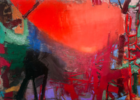 Brian Rutenberg Last Star 2, 2025 oil on linen 44 x 62 inches