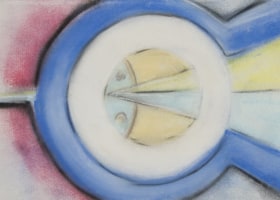 Morton Livingston Schamberg Machine Composition, c. 1915-16 pastel and pencil on paper 5 1/2 x 8 inches