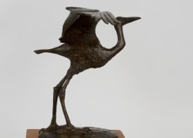 Elliot Offner, Smallest Heron, 1989, 6 x 8 1/4 x 5 inches