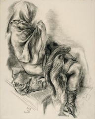 George Grosz Draped Figure
