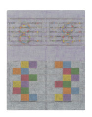 Julia Fish (b. 1950), Score for Threshold, NorthWest &ndash; One [ spectrum in violet ]&nbsp;, 2020-2022