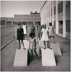 Kwame Brathwaite, Untitled (Photo shoot at a school for one of the many modeling groups