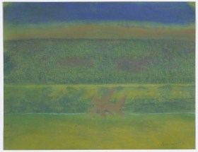 Richard Artschwager Landscape with Purple Bushes