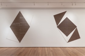 Installation view of&nbsp;The Golden Section paintings (1974),&nbsp;Musuem of Modern Art, 2013-2014