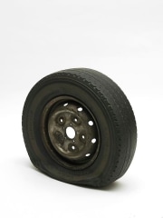 Gavin Turk Flat Tyre