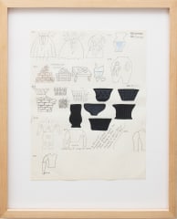 Untitled, 1983, ink, graphite, and colored pencil on paper
