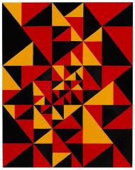 James Siena Untitled (First Triangle Painting)
