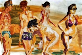 Review: Eric Fischl perfectly captures 'unsettling human quirks'