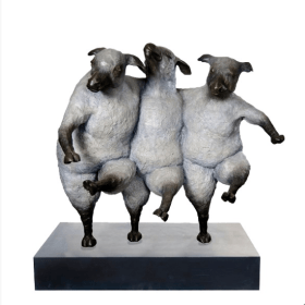 Guiseppe Palumbo's whimsical sculpture comes to Hanson Gallery Fine Art