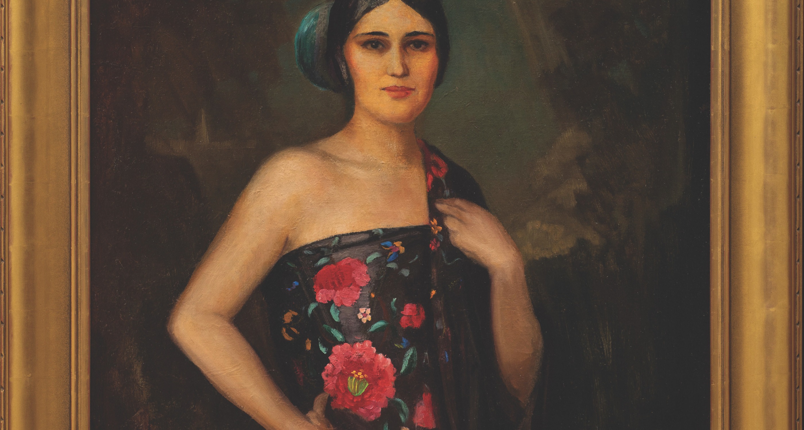 18. Will Shuster (1893–1969) &quot;Laurencita,&quot; oil on canvas, 40 x 30 inches