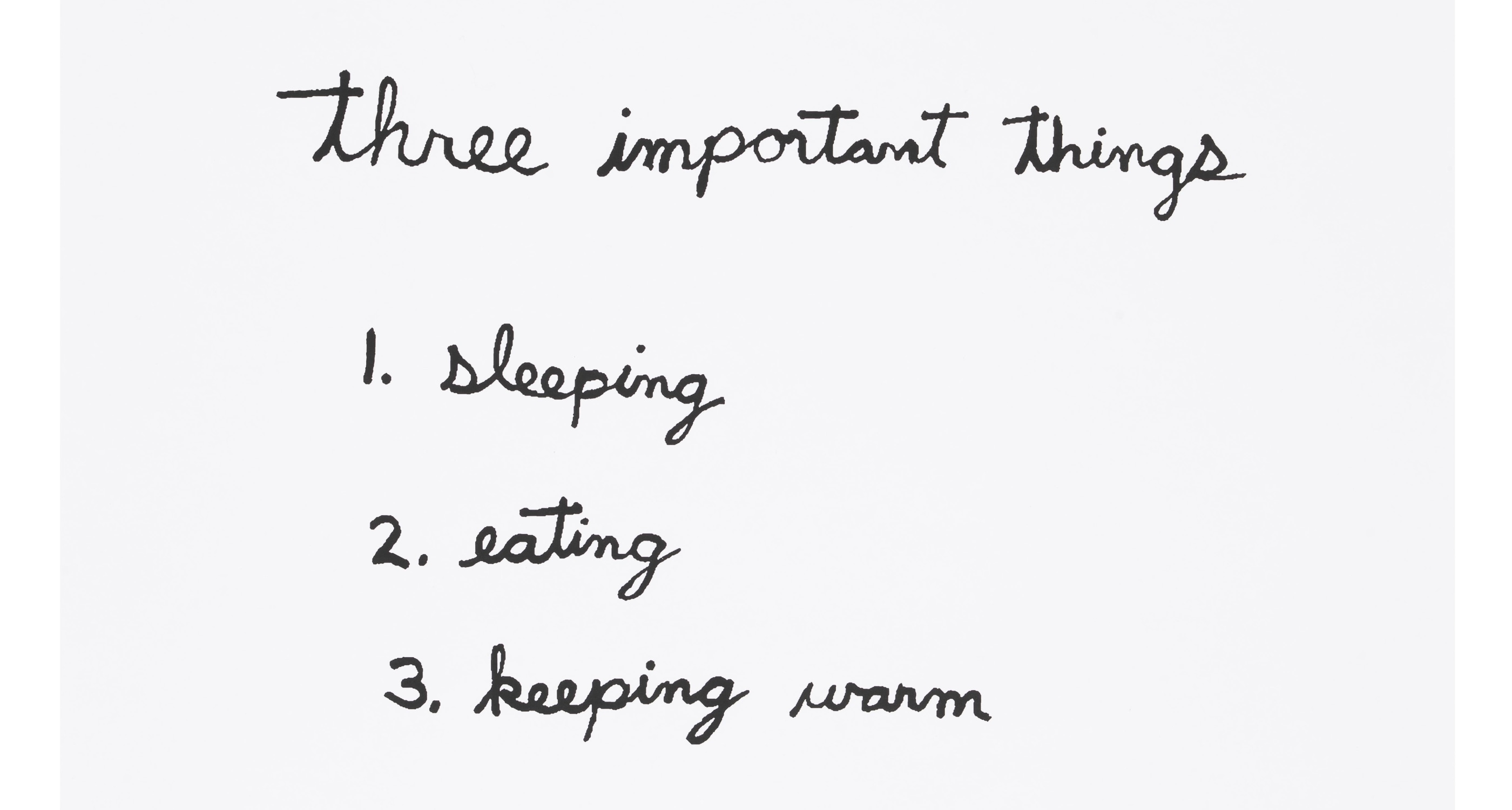 B. Wurtz: Three Important Things