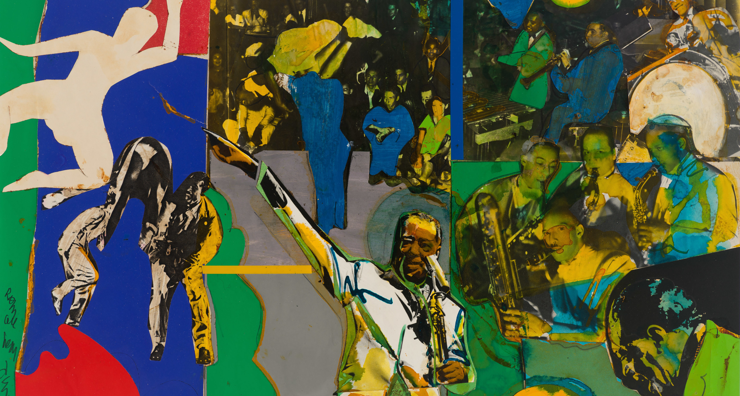 Romare Bearden: Paris Blues/Jazz