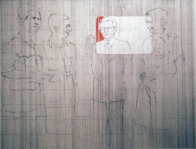 Hasnat Mehmood UNTITLED III 2007 Pencil, ink on paper 20 x 30 in.