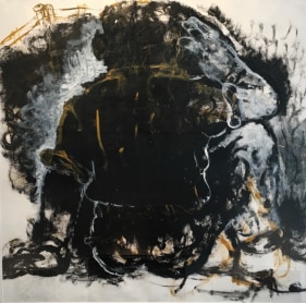 Jagath Weerasinghe  Untitled (1), 2016  Acrylic on paper  39.50 x 39 in