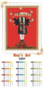 Debanjan Roy CALENDAR 3 (RAVANA) 2009 Digital print on archival paper, Edition of 5 26.5 x 15 in. Ed. 1/3