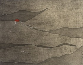 Sumaira Tazeen CHUPPUN CHUPPAI II (HIDE AND SEEK) 2008 Opaque water based pigment on wasli 8.5 x 11 in.
