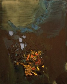 S. H. Raza VALLEE DE GORBIO 1962 Oil on canvas 36.5 x 28 in.