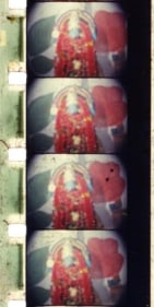 Ashish Avikunthak Film strip from Kalighat Fetish 1999 16 mm film 23 min.