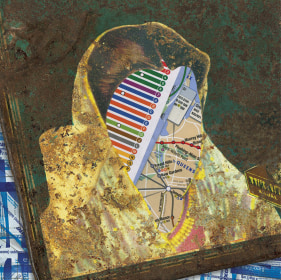 Himanshu Suri, Eat Pray Thug, 2015, C-Print on Archival Paper, 18.50 x 18.50 in