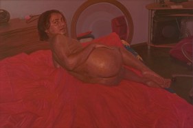 Abir Karmakar IN THE OLD FASHIONED WAY 9 2007 Oil on canvas 48 x 72 in.  SOLD
