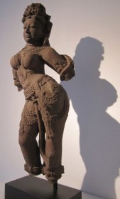 Surasundari (Celestial Female) Central India 11th century Sandstone Height: 26 in.  NFS