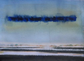 Sujith S.N.  Untitled (2), 2021  Watercolor on paper  11 x 15 in