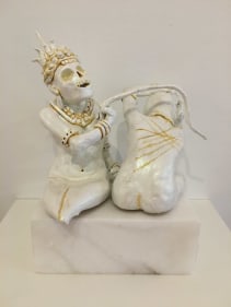 Jaishri Abichandani Before Kali (94-95) 2015 Clay and paint Height: 10&quot;