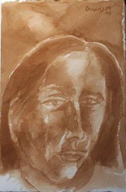 Akbar Padamsee UNTITLED 15 2006 Watercolor on paper 22.5 x 15 in.