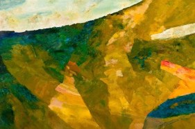 Ram Rumar Untitled Landscape (Horizon) 2010 Oil on canvas 48 x 72 in.