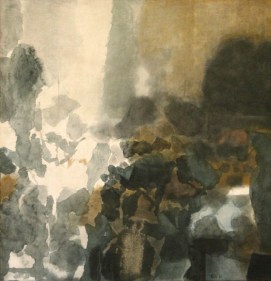 S.H. Raza 24th JANUARY 1966 Acrylic on canvas 54.5 x 51 in.