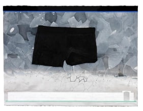 Anandajit Ray MIST 2008 Watercolor and gouache on paper 22 x 30 in.