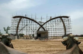 Huma Mulji PARDESI PRIDE 2008 C-print on photographic paper 29 x 45 in.