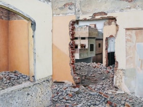 Muhammad Muzammil Khan, Reflection of Memories, 2018, gouache on wasli  11 x 15 in