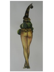 Avishek Sen LEGS &amp; PLANTS 2013 Water color on paper 12 x 16 in.