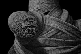 Adeel uz Zafar Antagonist 1 / Dragon 2015 Engraved drawing on plastic vinyl 60 x 49 in.