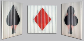 Amjad Ali Talpur DIFFERENT POINT OF VIEW 4 2008 Acrylic on wasli paper 13 x 12 in.