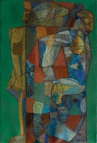 Neeraj Goswami A STEP FORWARD 2006 Oil on canvas 18 x 12 in.  SOLD