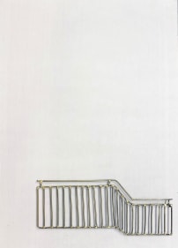 Najmun Nahar Keya  Yume-no-sen (21)  2019  Gas welded brass and gold leaf on Japanese paper, wood, archival glue  12 x 9.4 in