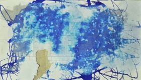 M. Pravat  Untitled (H)  2016  Mixed media on paper  30 x 42 in.