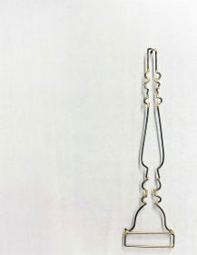 Najmun Nahar Keya  Yume-no-sen (22)  2019  Gas welded brass and gold leaf on Japanese paper, wood, archival glue  16 x 11.50 in