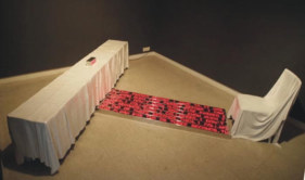 T V Santhosh TRACING DOWN THE PATH OF YOUR ANGST 2008 Fibreglass and LED screens variable NFS