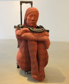 Nausheen Saeed TRANSITORY 2011 Fabric, steel, plastic and fiberglass 33 x 15 x 20 in.