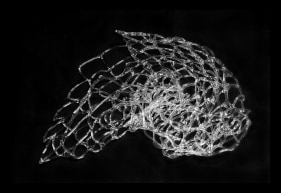 Marcy Chevali  Melusine, 2018  Flame worked glass  13.50h x 9w x 2.50d in